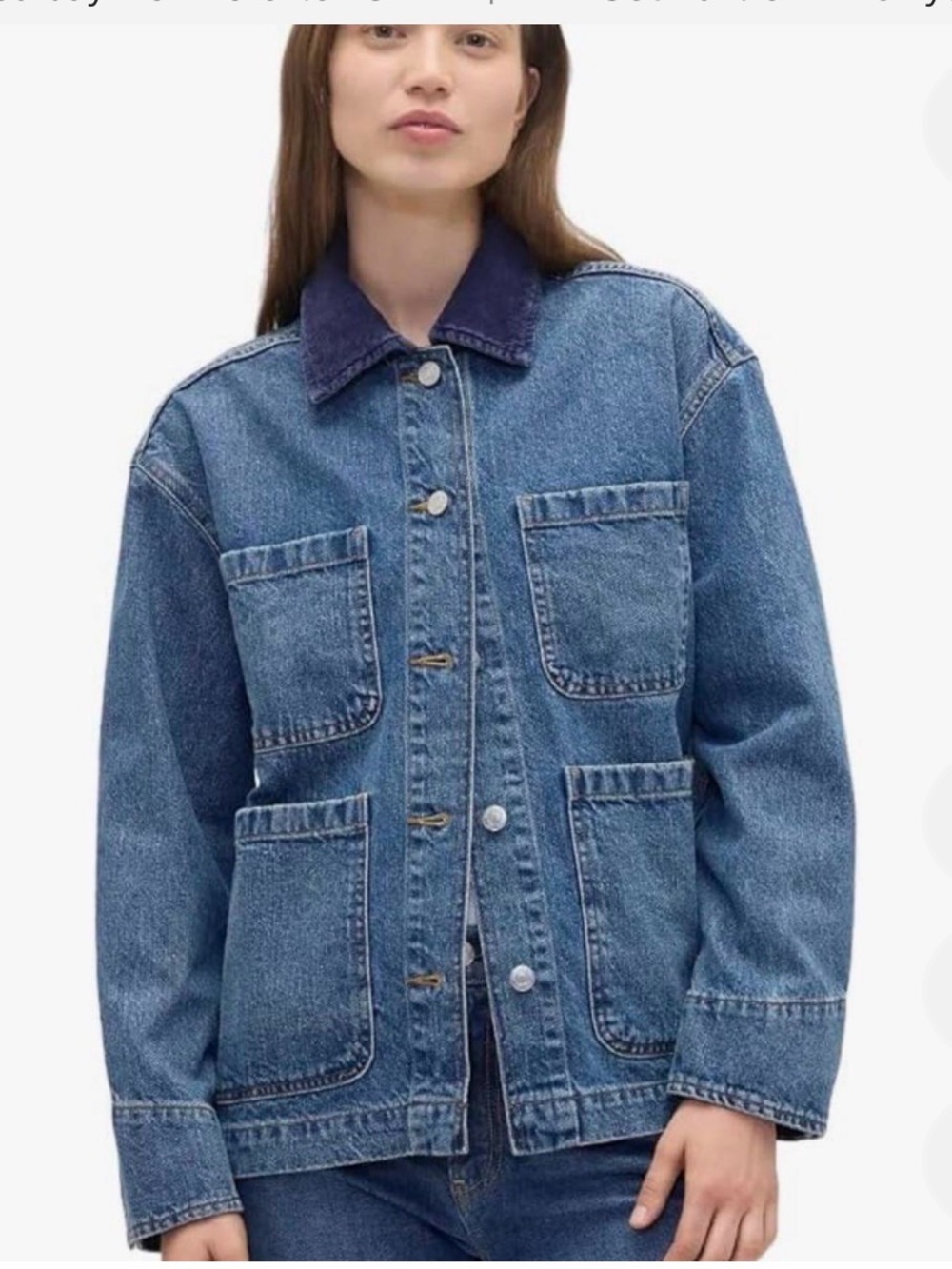 GAP Blue Denim Barn Jacket
